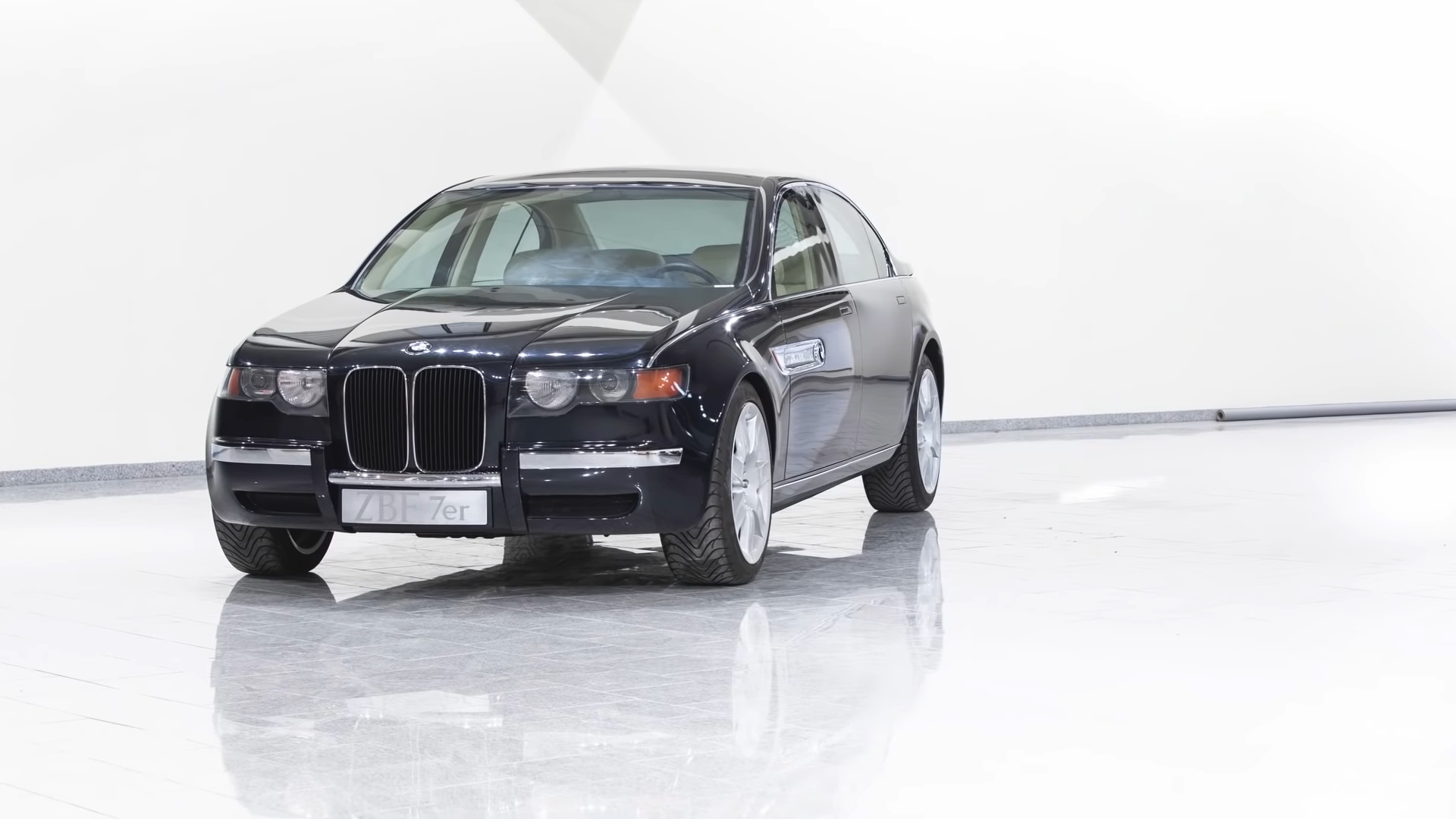 In the 1990s, BMW built the prototype with a huge grille, kept secret for 30 years