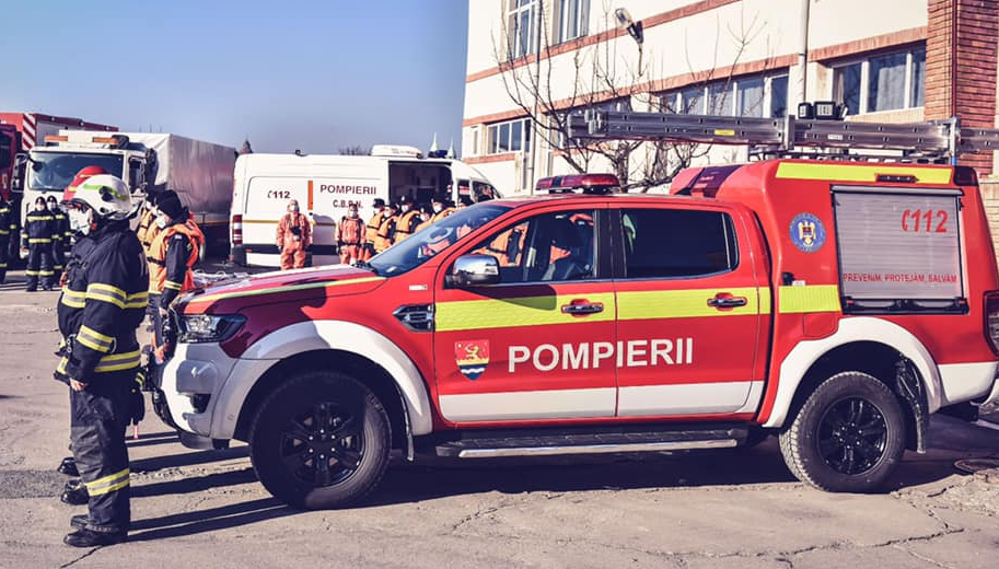 FOTO Un Ford Ranger a intrat în dotarea pompierilor din Timișoara